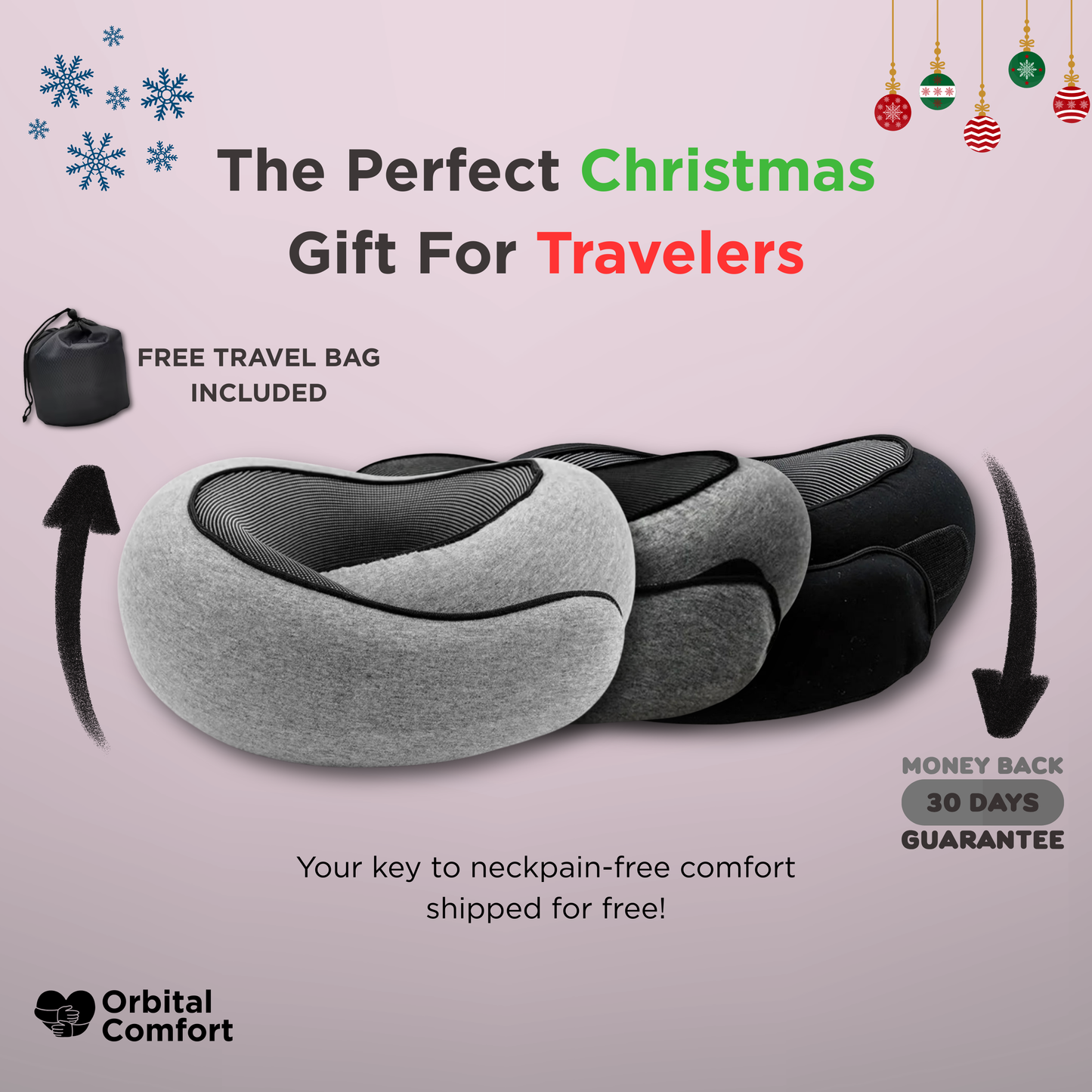 OrbitalComfort™ Travel Pillow
